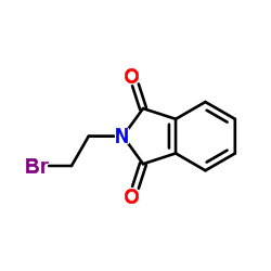 N-(2-溴乙基)邻苯二甲酰亚胺结构式
