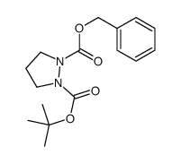 1-BENZYL 2-TERT-BUTYL PYRAZOLIDINE-1,2-DICARBOXYLATE structure