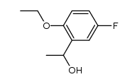 1-(2-ethoxy-5-fluoro-phenyl)-ethanol Structure
