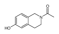 1-(6-hydroxy-3,4-dihydro-1H-isoquinolin-2-yl)ethanone结构式