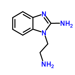 (9ci)-2-氨基-1H-苯并咪唑-1-乙胺结构式