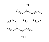 N,N'-dihydroxy-N,N'-diphenylbut-2-enediamide结构式