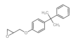 [[4-(1-methyl-1-phenylethyl)phenoxy]methyl]-oxiran structure