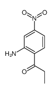 1-(2-amino-4-nitrophenyl)propan-1-one结构式