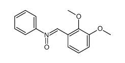 1-(2,3-dimethoxyphenyl)-N-phenylmethanimine oxide Structure