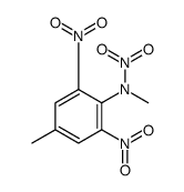 N-methyl-N-(4-methyl-2,6-dinitrophenyl)nitramide Structure