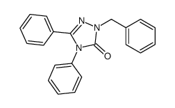 2-benzyl-4,5-diphenyl-1,2,4-triazol-3-one Structure