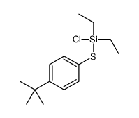 (4-tert-butylphenyl)sulfanyl-chloro-diethylsilane结构式