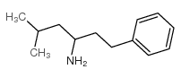 3-methyl-1-phenethylbutylamine Structure