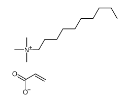 decyl(trimethyl)azanium,prop-2-enoate Structure