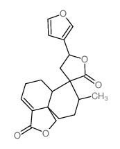 Spiro[furan-3(2H),7'(8'H)-[1H]naphtho[1,8a-c]- furan]-2,3'(5'H)-dione,5-(3-furanyl)-4,5,6',- 6'a,9',10'-hexahydro-8'-methyl-,(3R,5R,6'aS,- 8'S,10'aS)- picture