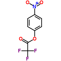 2,2,2-三氟乙酸(4-硝基苯基)酯结构式