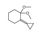 2-cyclopropylidene-1,1-dimethoxycyclohexane Structure