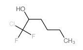 2-Hexanol,1-chloro-1,1-difluoro- Structure
