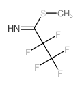 2,2,3,3,3-pentafluoro-1-methylsulfanyl-propan-1-imine结构式
