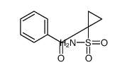 1-benzoylcyclopropane-1-sulfonamide Structure