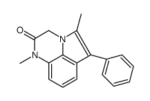 1,5-dimethyl-6-phenyl-1H-pyrrolo[1,2,3-de]quinoxalin-2-one结构式