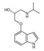 (R)-(+)-pindolol Structure