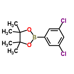 2-(3,5-Dichlorophenyl)-4,4,5,5-tetramethyl-1,3,2-dioxaborolane Structure