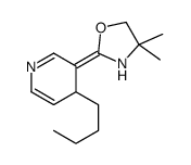 2-(4-butyl-4H-pyridin-3-ylidene)-4,4-dimethyl-1,3-oxazolidine Structure