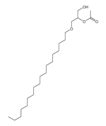 Glycerides, C14-22 mono-, acetates Structure