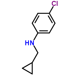 4-chloro-N-(cyclopropylmethyl)aniline Structure