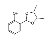 2-(4,5-dimethyl-1,3-dioxolan-2-yl)phenol Structure