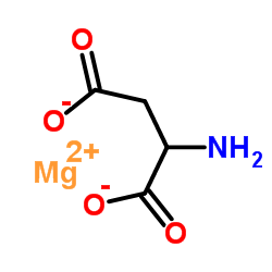 DL-天门冬氨酸镁(四水)结构式