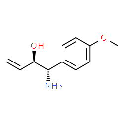 Benzeneethanol, beta-amino-alpha-ethenyl-4-methoxy-, (alphaR,betaS)-rel- (9CI) Structure