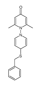 4'-(benzylthio)-2,6-dimethyl-4H,4'H-[1,1'-bipyridin]-4-one Structure