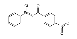 N-p-nitrobenzoylbenzeneseleninimidoyl chloride结构式