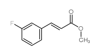 (E)-3-氟肉桂酸甲酯结构式