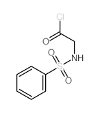 Acetyl chloride,2-[(phenylsulfonyl)amino]- (9CI)结构式