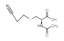 N-Acetyl-S-(2-cyanoethyl)-L-cysteine Structure