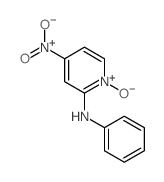 2-Pyridinamine,4-nitro-N-phenyl-, 1-oxide Structure