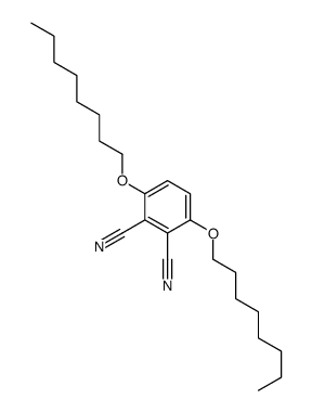 3 6-DIOCTYLOXY-1 2-BENZENEDICARBONITRIL& Structure