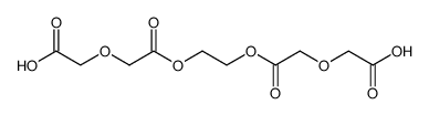 3,6,9,12-tetraoxa-5,10-dioxotetradecanedioic acid Structure
