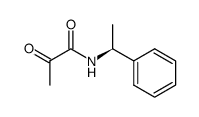 N-[(S)-α-methylbenzyl]pyruvamide Structure