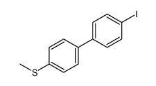 1-iodo-4-(4-methylsulfanylphenyl)benzene结构式