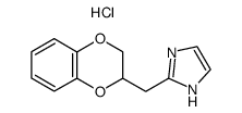 2-[(1,4-benzodioxan-2-yl)methyl]imidazole hydrochloride结构式