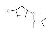 (1S,4S)-4-[tert-butyl(dimethyl)silyl]oxycyclopent-2-en-1-ol Structure