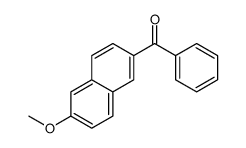 (6-methoxynaphthalen-2-yl)-phenylmethanone结构式