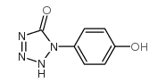 1-(4-羟基苯基)-1,2-二氢-5H-四唑-5-酮结构式