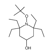 1-tert-butoxy-2,2,6,6-tetraethylpiperidin-4-ol结构式