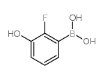 2-氟-3-羟基苯硼酸结构式