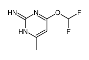 4-(difluoromethoxy)-6-methylpyrimidin-2-amine Structure