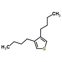 3,4-二丁基噻吩结构式