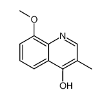 8-methoxy-3-methyl-quinolin-4-ol结构式