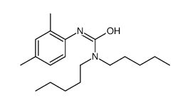 3-(2,4-dimethylphenyl)-1,1-dipentylurea Structure
