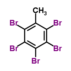 2,3,4,5,6-五溴甲苯结构式